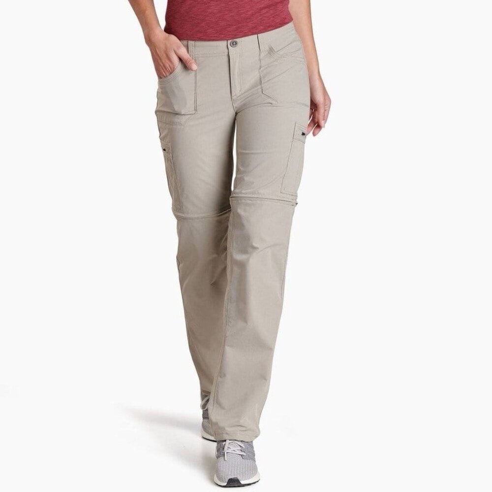 Kuhl Horizon Convertible Hiking‎ Pants Womens 12 Tan Outdoor Gorpcore Trail